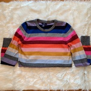 Multi-colored gap crew neck sweater